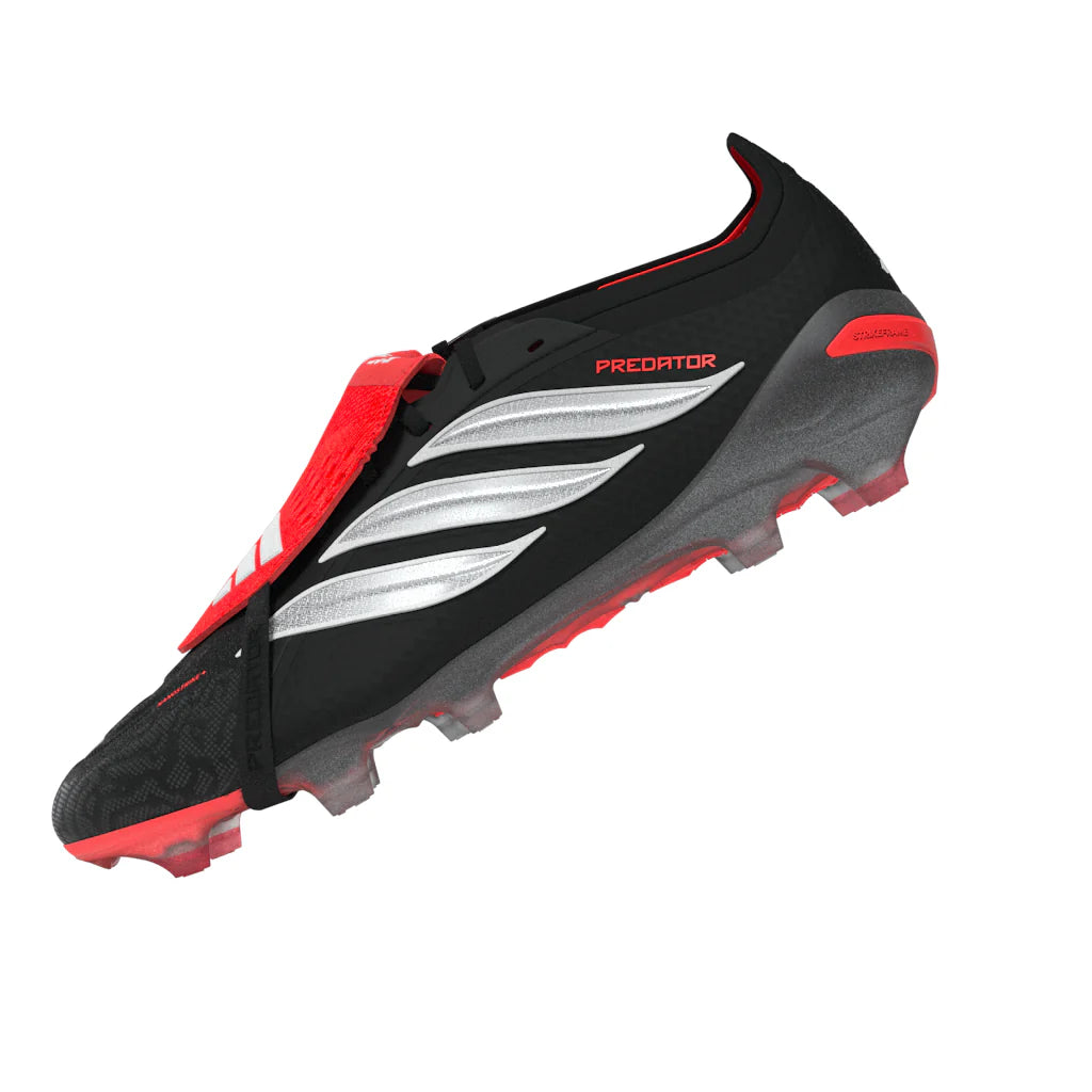 adidas Predator Elite Fold Over Tongue FG Firm Ground Mens Soccer Cleats Black White