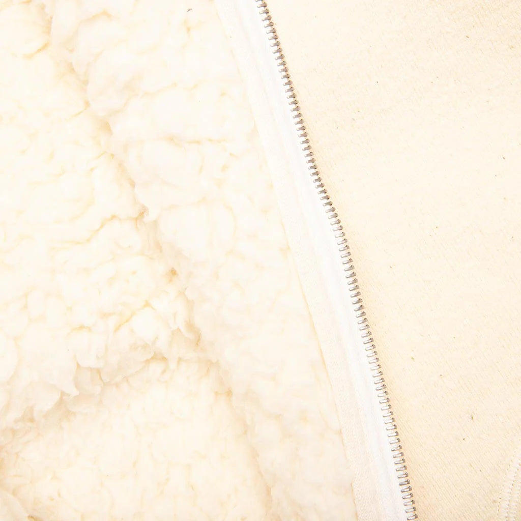 Reversible Sherpa Jacket Eggshell