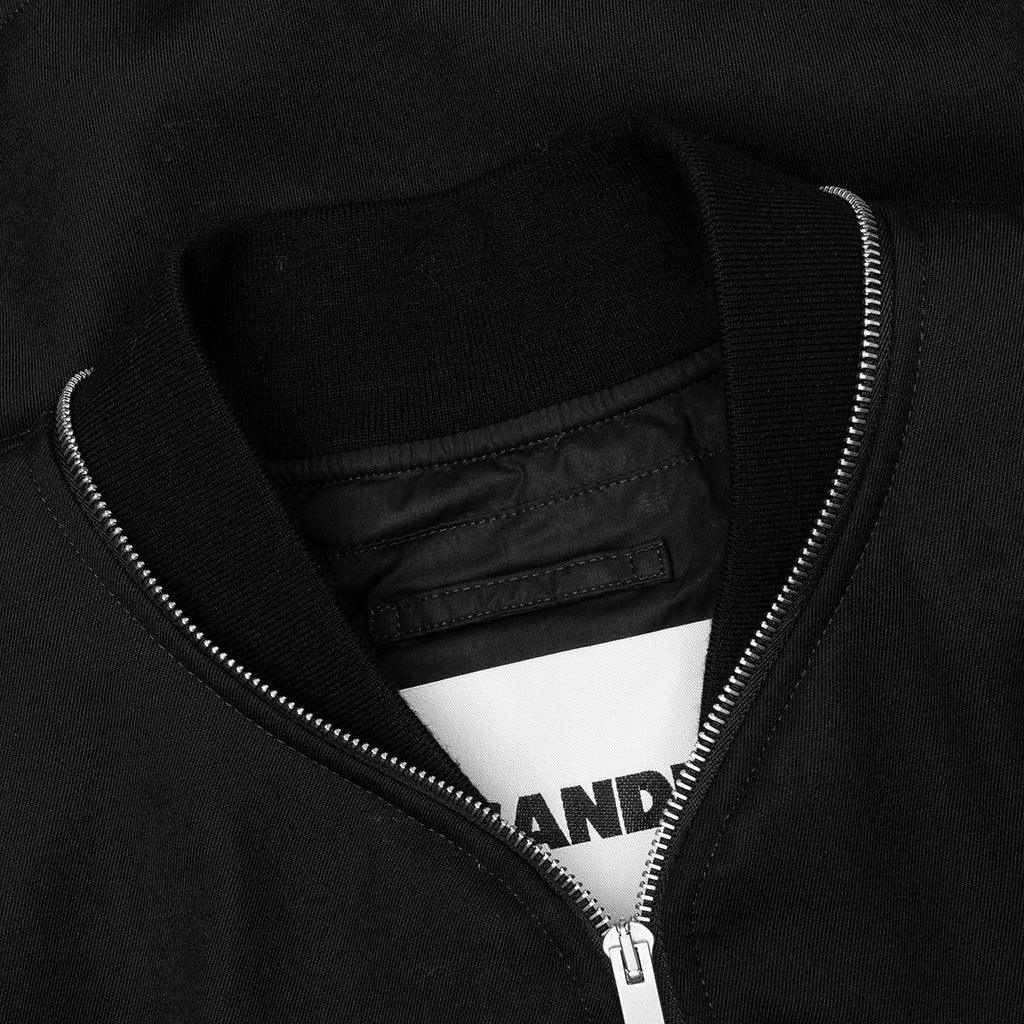 Wool Bomber Jacket Black
