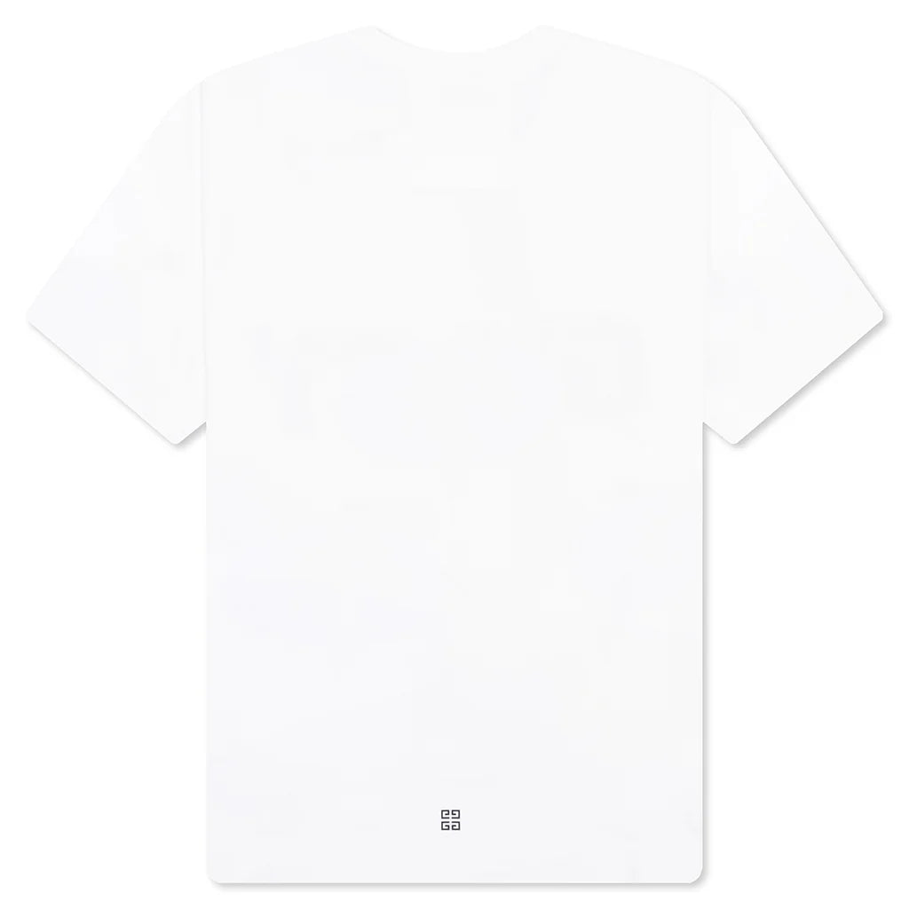 GVCY Floral Printed Crewneck T Shirt White
