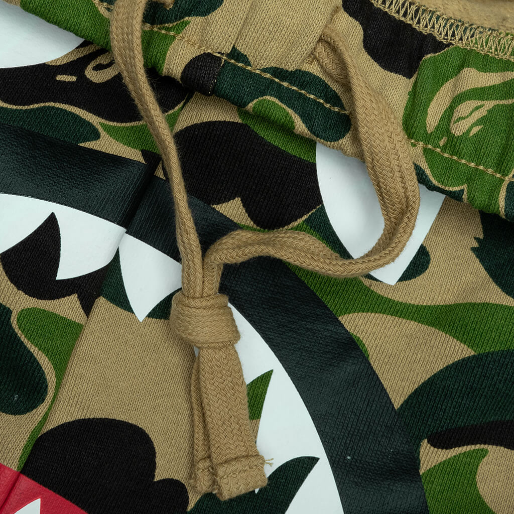 ABC Camo Shark Sweat Shorts Green