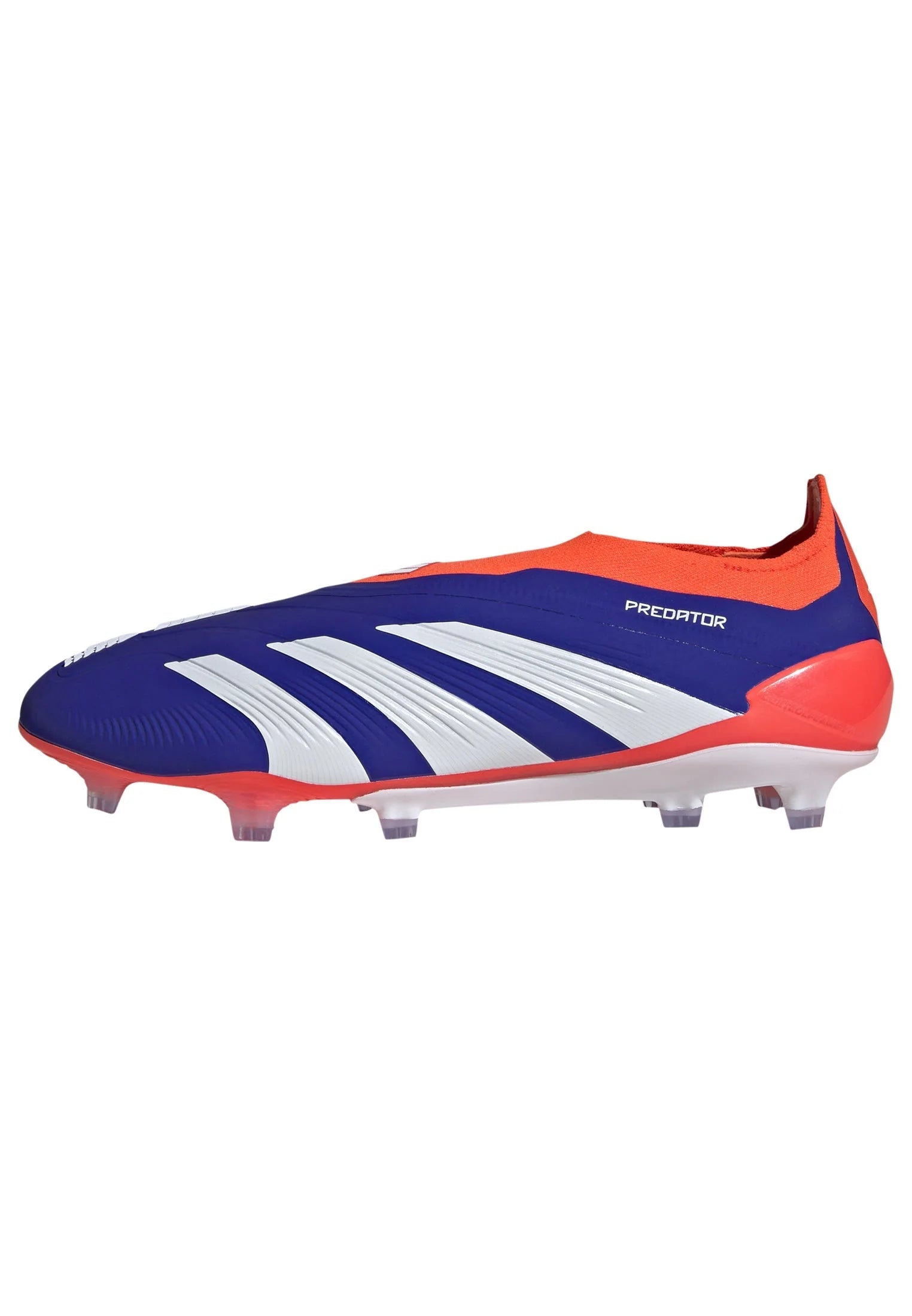 adidas Predator Elite Laceless FG Laceless Firm Ground Soccer Cleats Lucid Blue White Solar Red