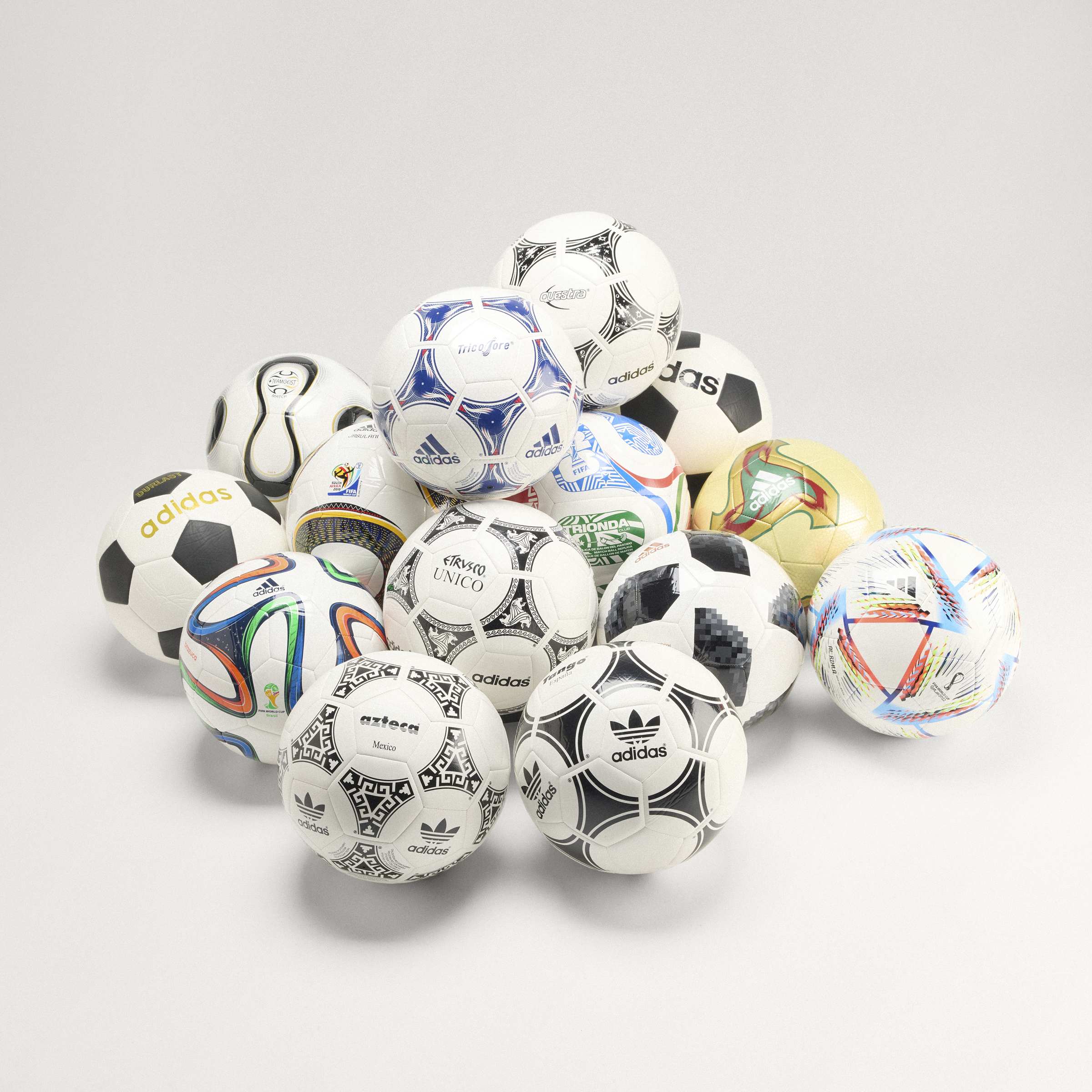 adidas Historical Set World Cup Soccer Ball Multicolor