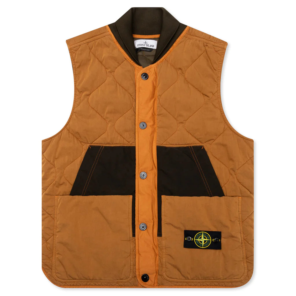Quilted Vest Rust
