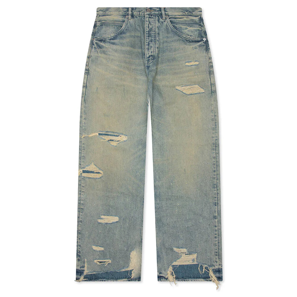 Antique Destroyed Tinted Light Indigo