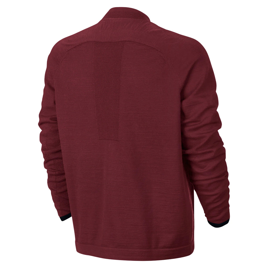 Sportswear Tech Knit Bomber Jacket Mens Team Red Black