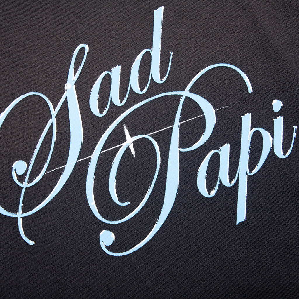 Sad Papi S S Buffalo Tee Black