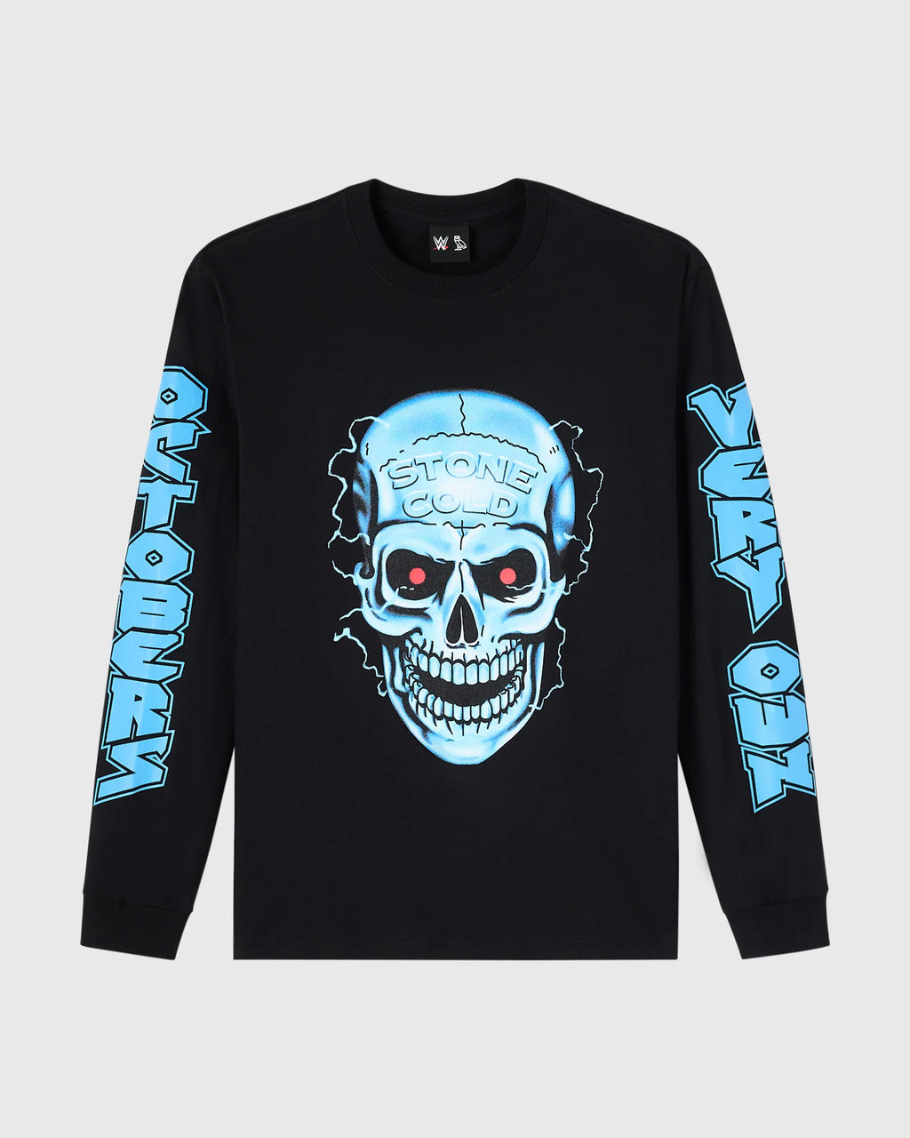 WWE Stone Cold Long Sleeve Tee Black