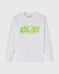 Circuit Long Sleeve Tee White