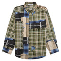 Patchwork Flannel Green Multi