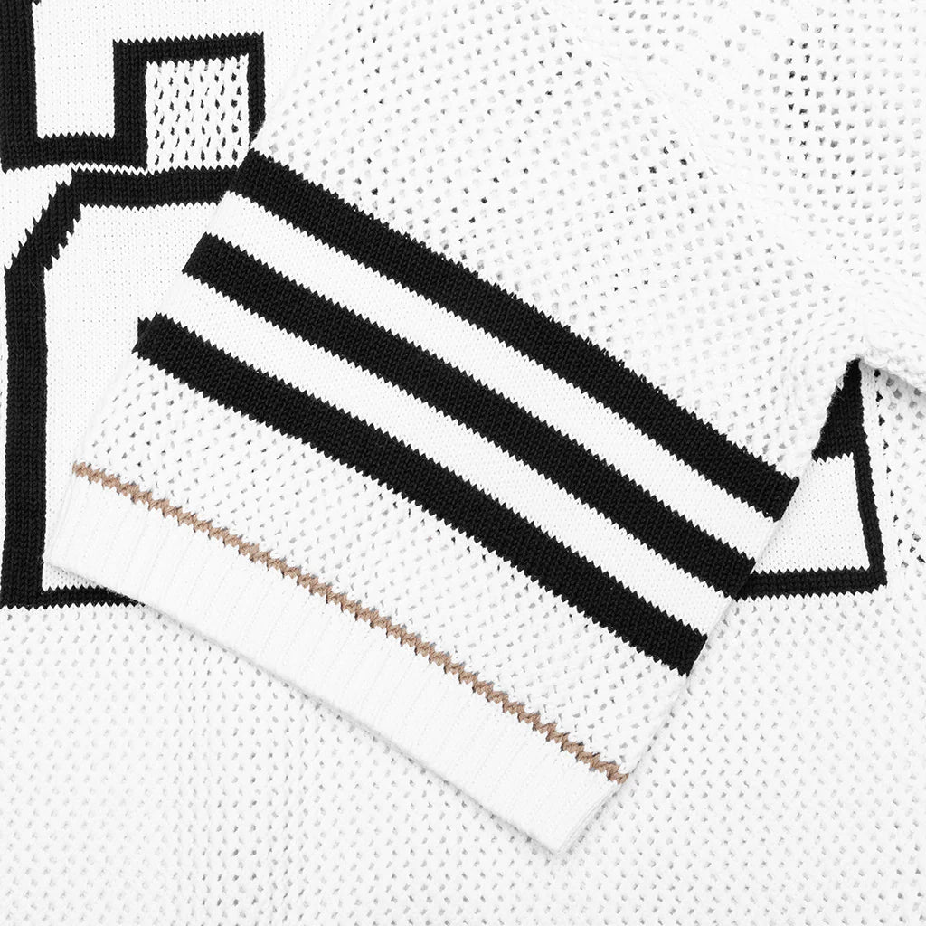 Knit 24 Football Shirt White
