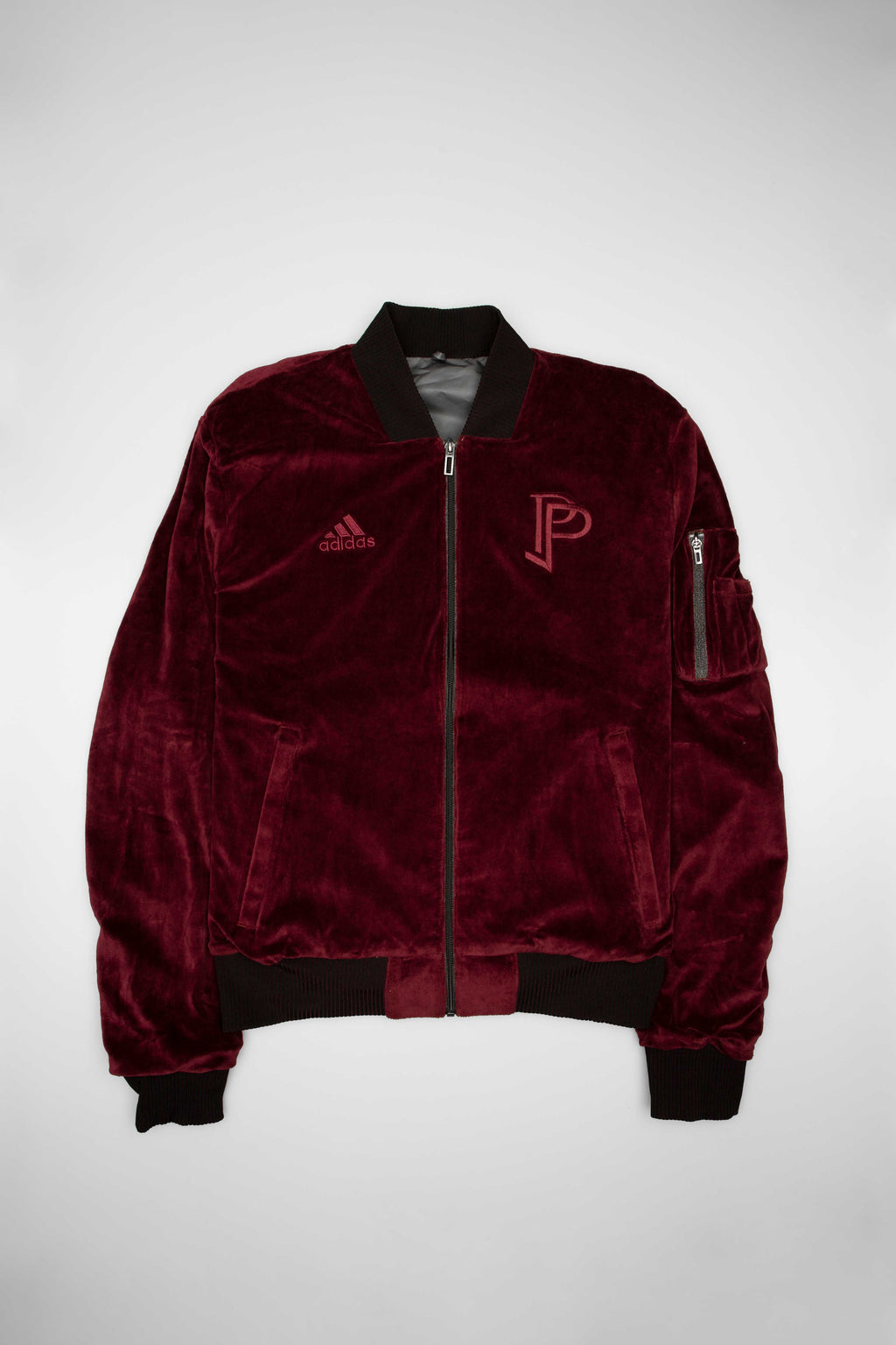 Tango Pogba Mens Reversible Jacket Maroon Grey