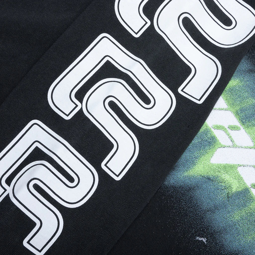 Sentence Garden L S Tee Jet Black