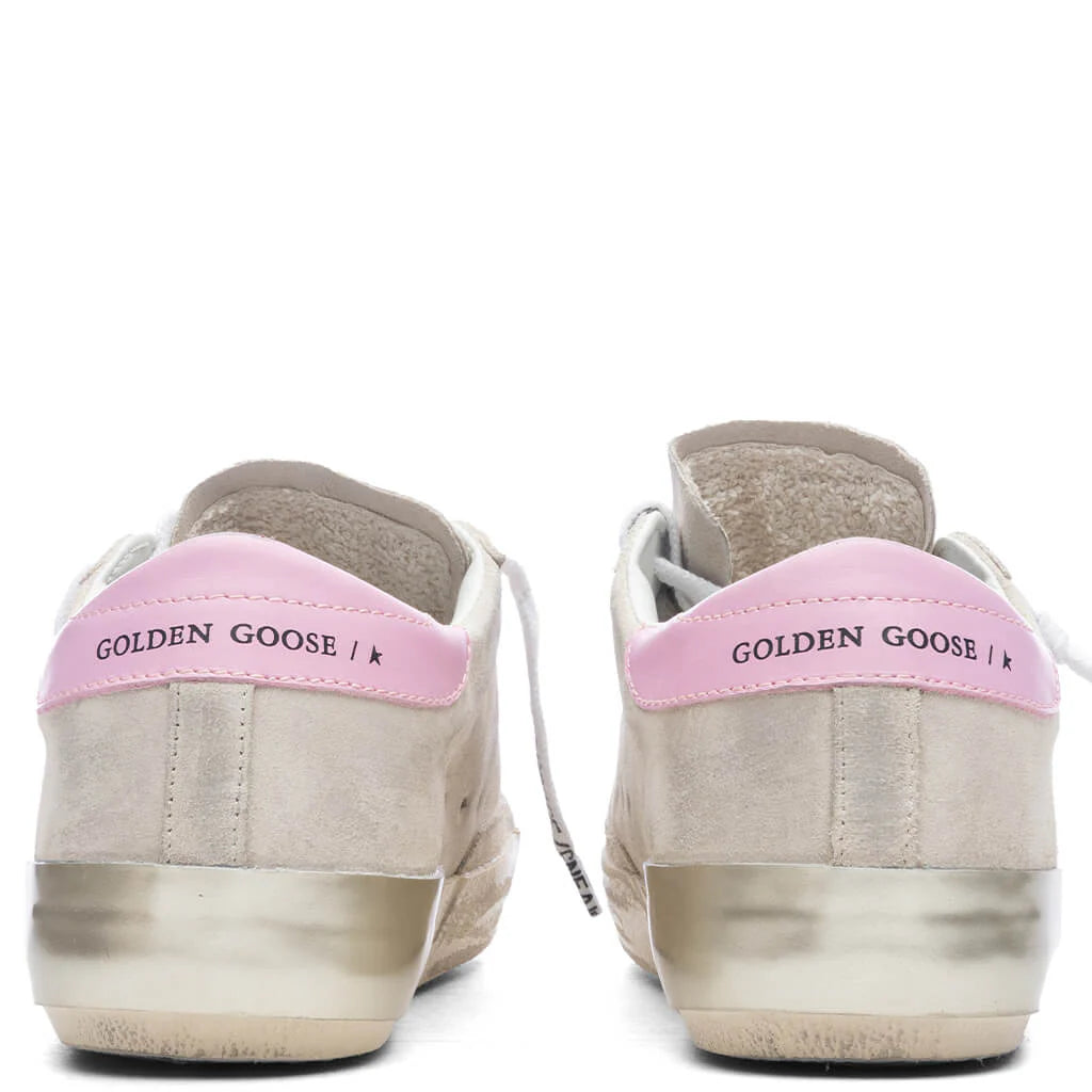 Womens Super Star Suede Upper Zebra Printed Star Seed Pearl Butter Brown Zebra Orchid Pink