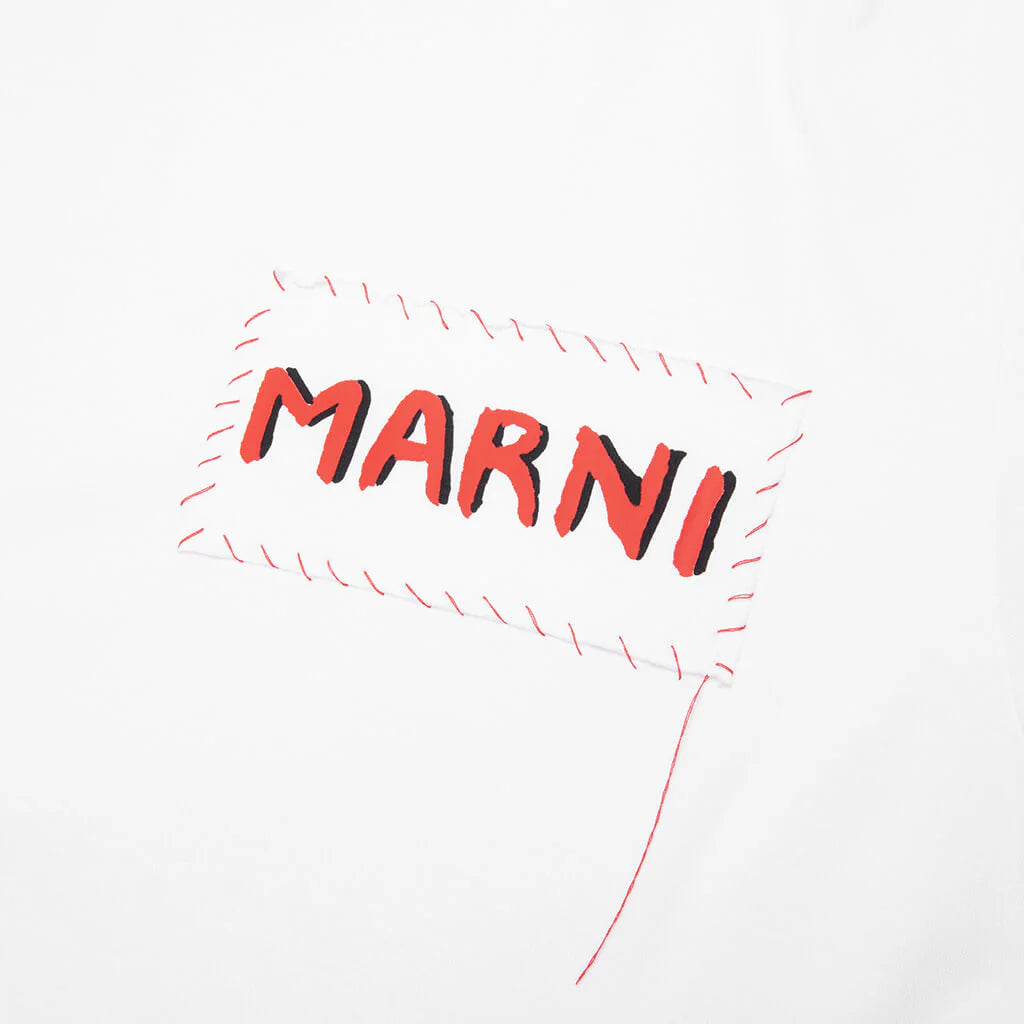 Patch T Shirt Lily White