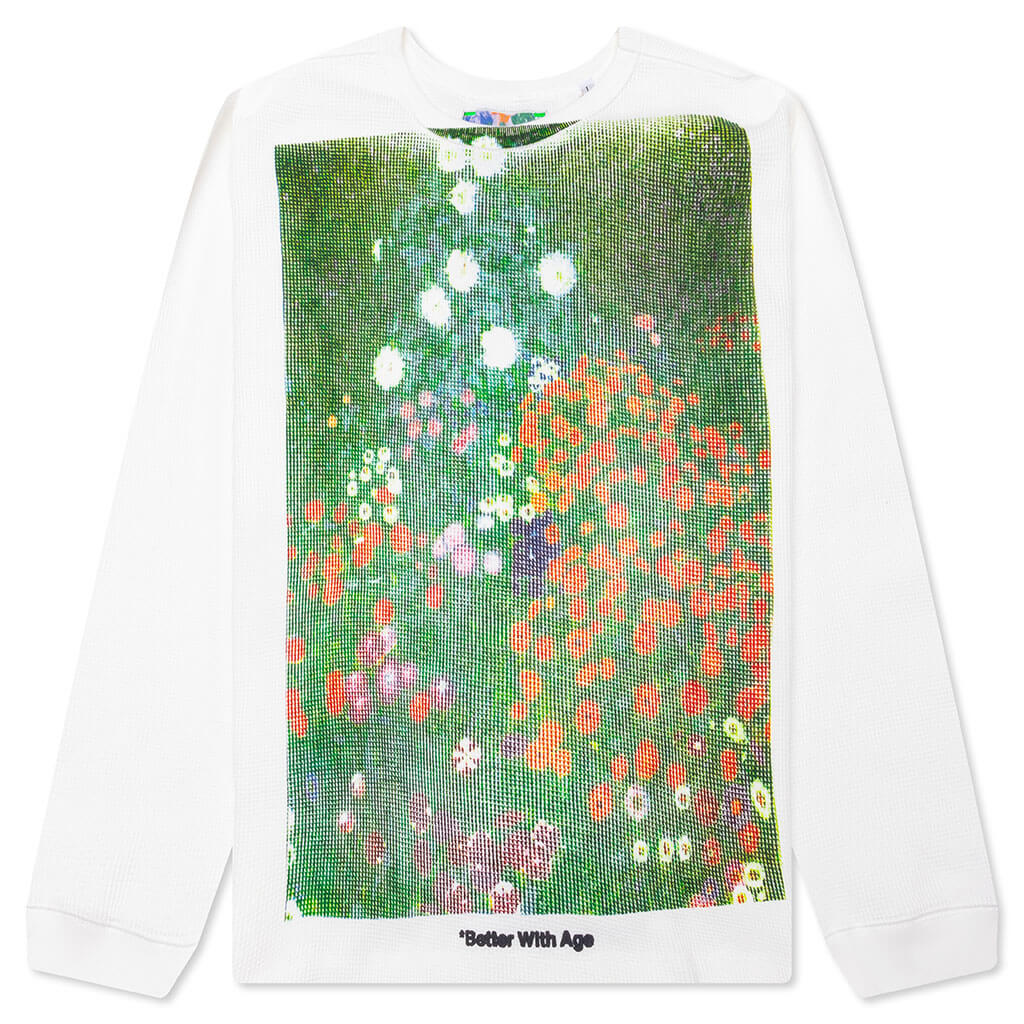 Chamomile Waffle Long Sleeve Shirt Cream