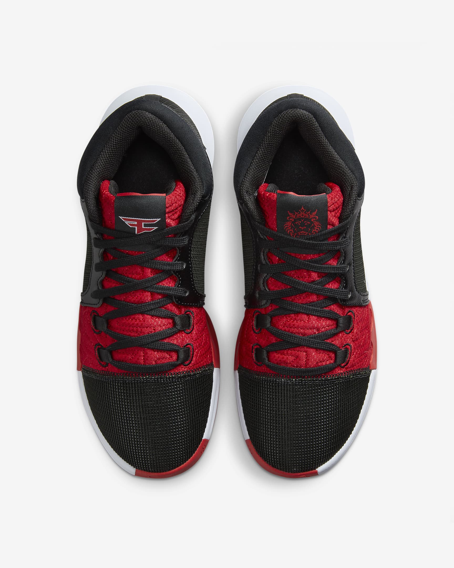 Tênis Nike Lebron Witness VIII Pretop Branco Vermelho