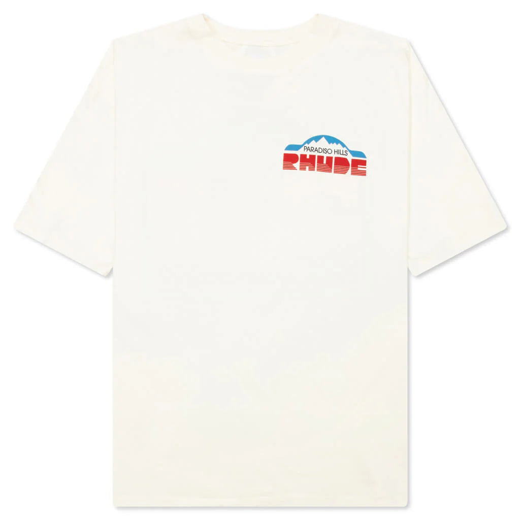 Paradiso Rally Tee Vintage White