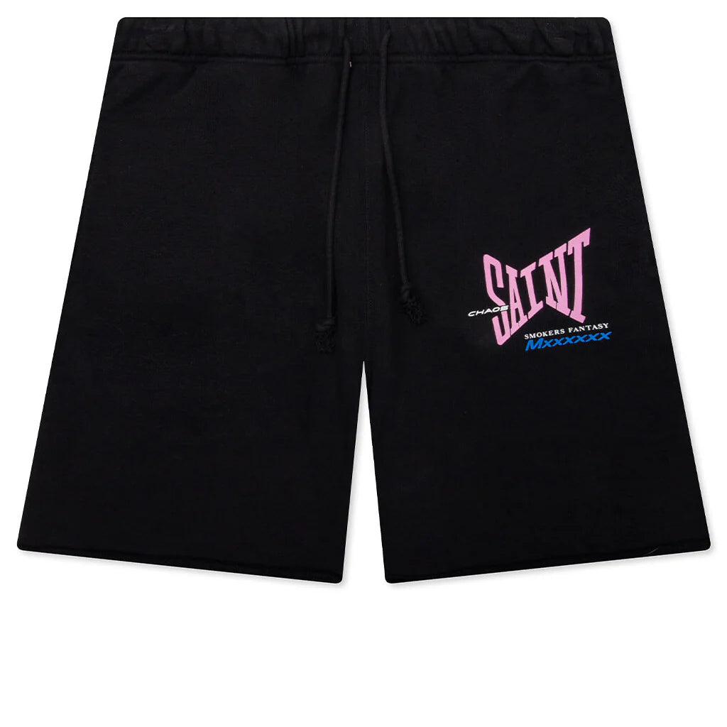 Ribbon Saint Sweatshorts Black