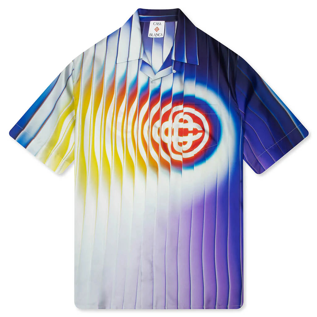 Shockwave S S Silk Shirt Multicolour