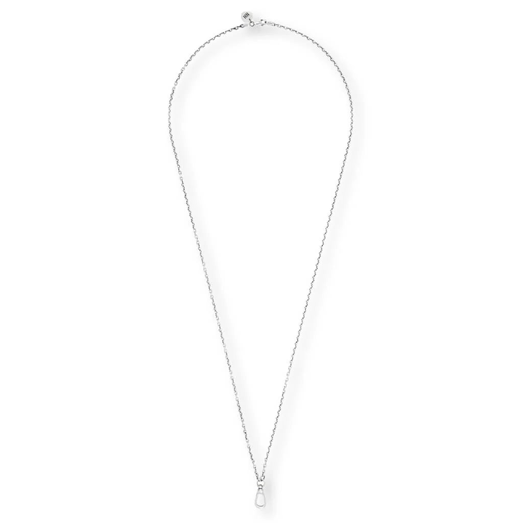 Swivel Hook Necklace Silver