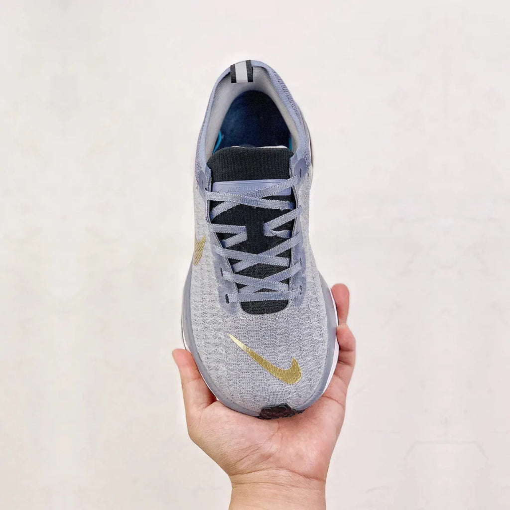 Nike Invincible Run 3 Azul Dourado