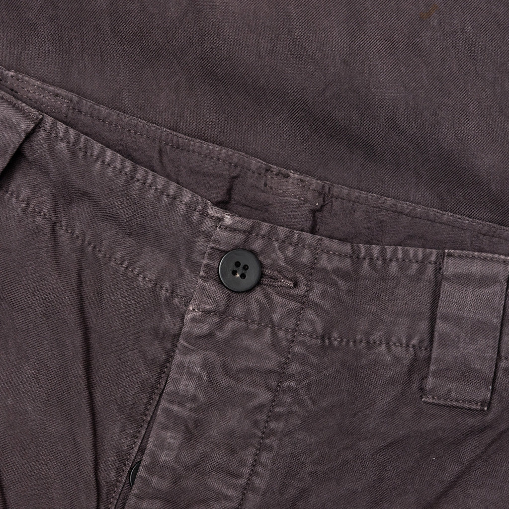 Wide Chino Crash Pants Black
