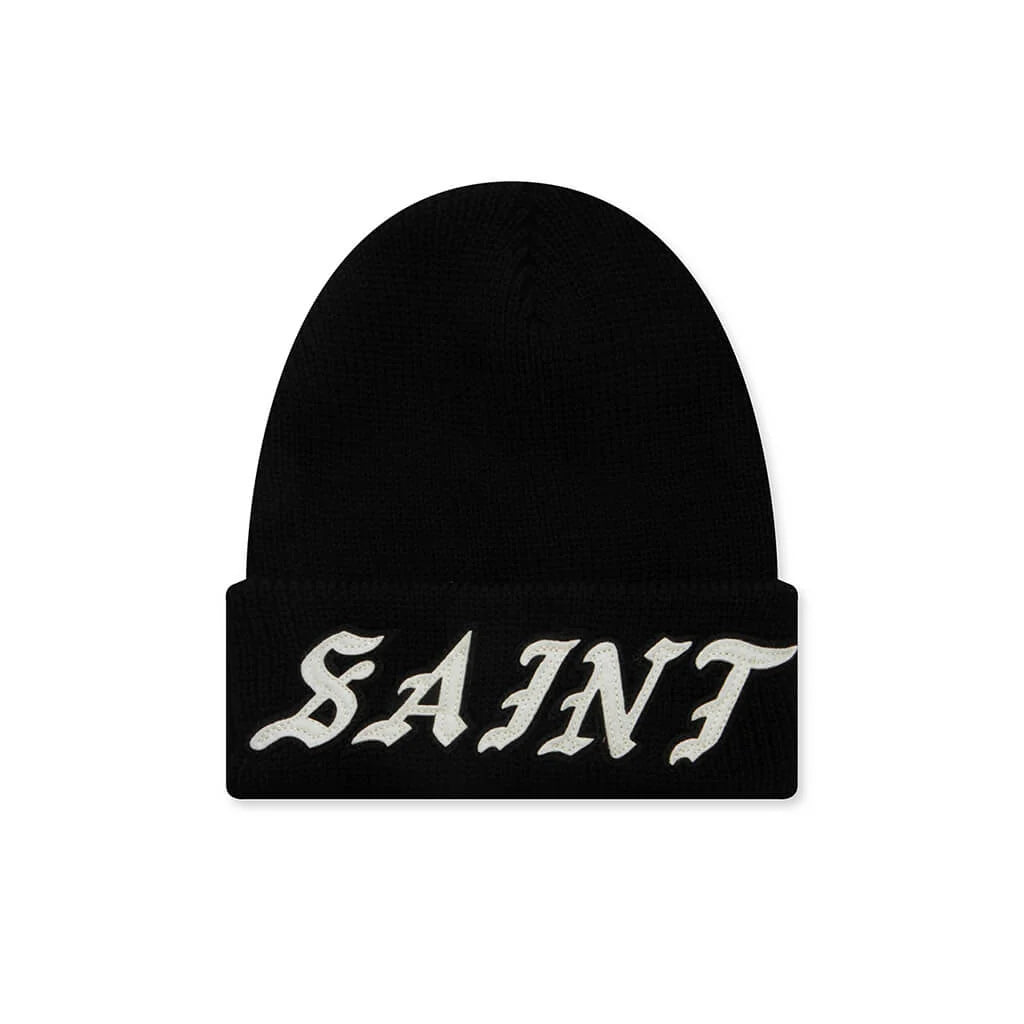 Saint Knit Beanie Black