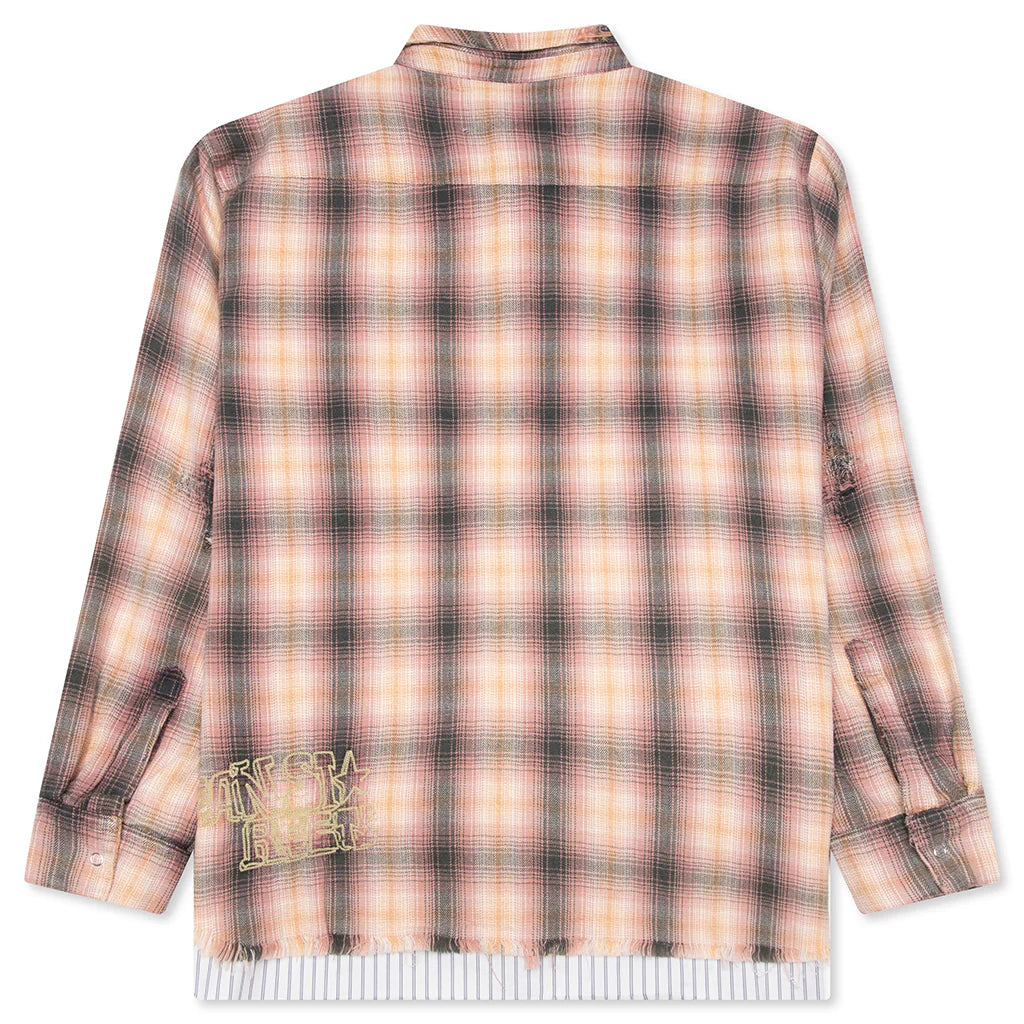 Dockweiler Flannel Overshirt Tan