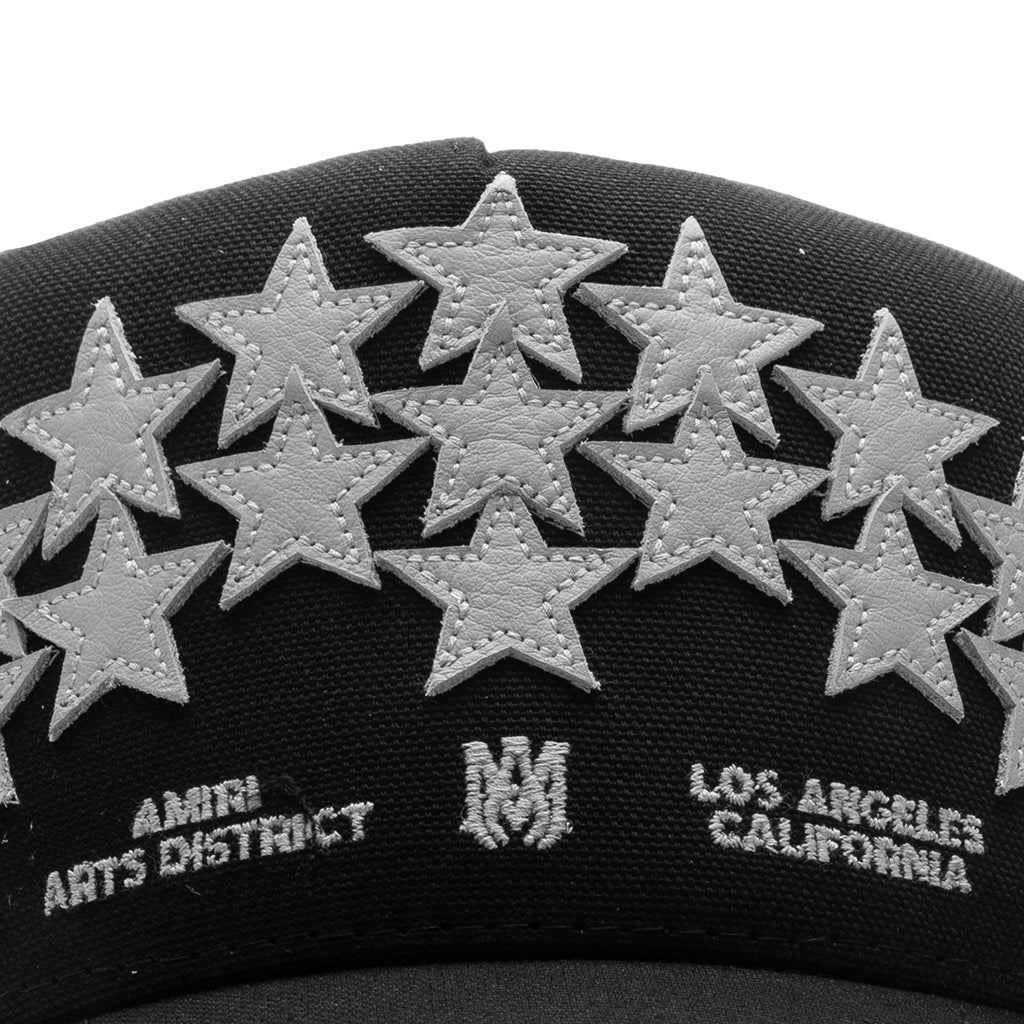 Stars Trucker Hat Black