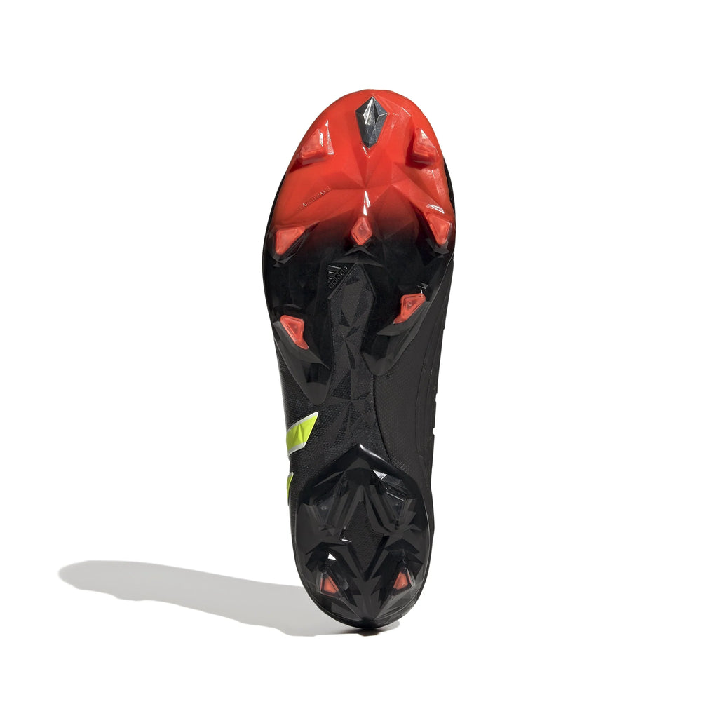 adidas Predator Edge1 FG Firm Ground Boots Black Solar Yellow Solar Red