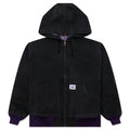 Zipped Work Hoody Black
