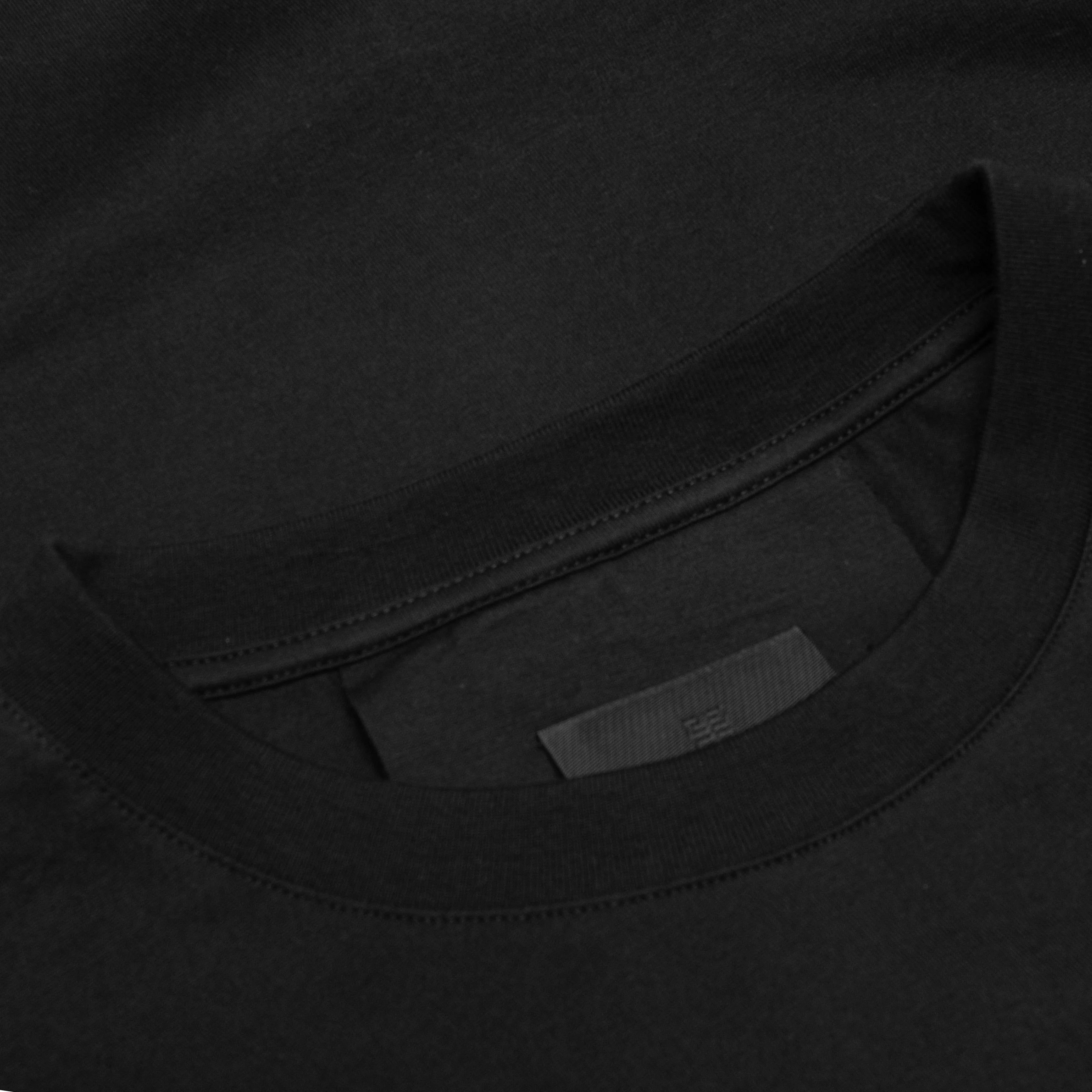 Reflective Slim Fit T Shirt Black