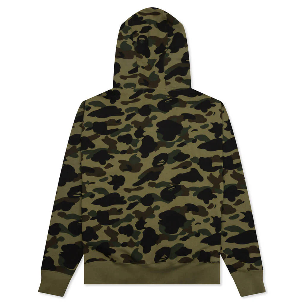 1st Camo Full Zip Hoodie Green