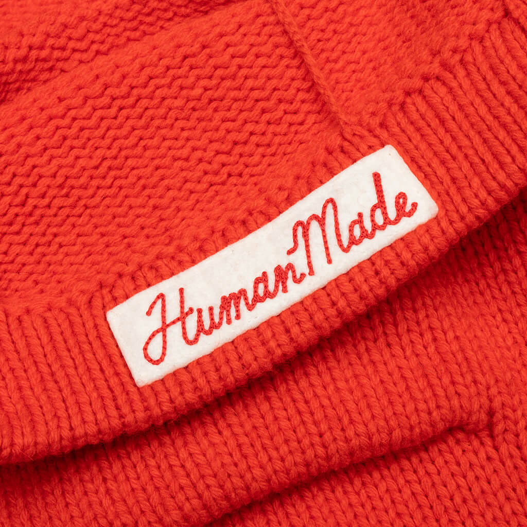 Low Gauge Knit Cardigan Orange