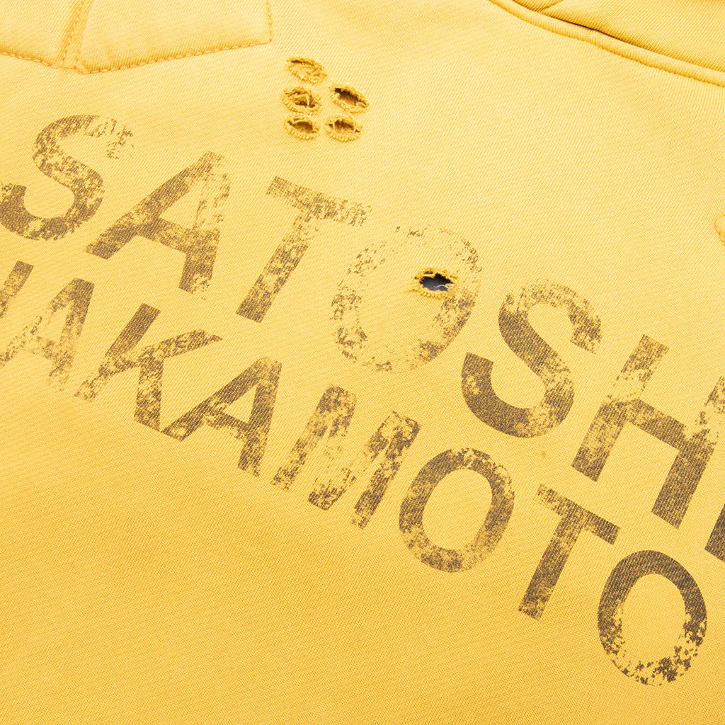 Moto Hoodie Mustard