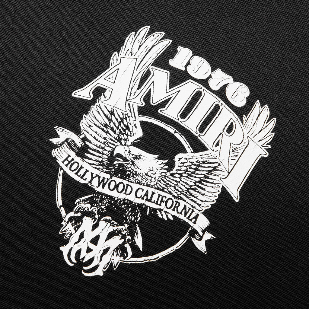 Amiri Eagle Oversized Tee Black