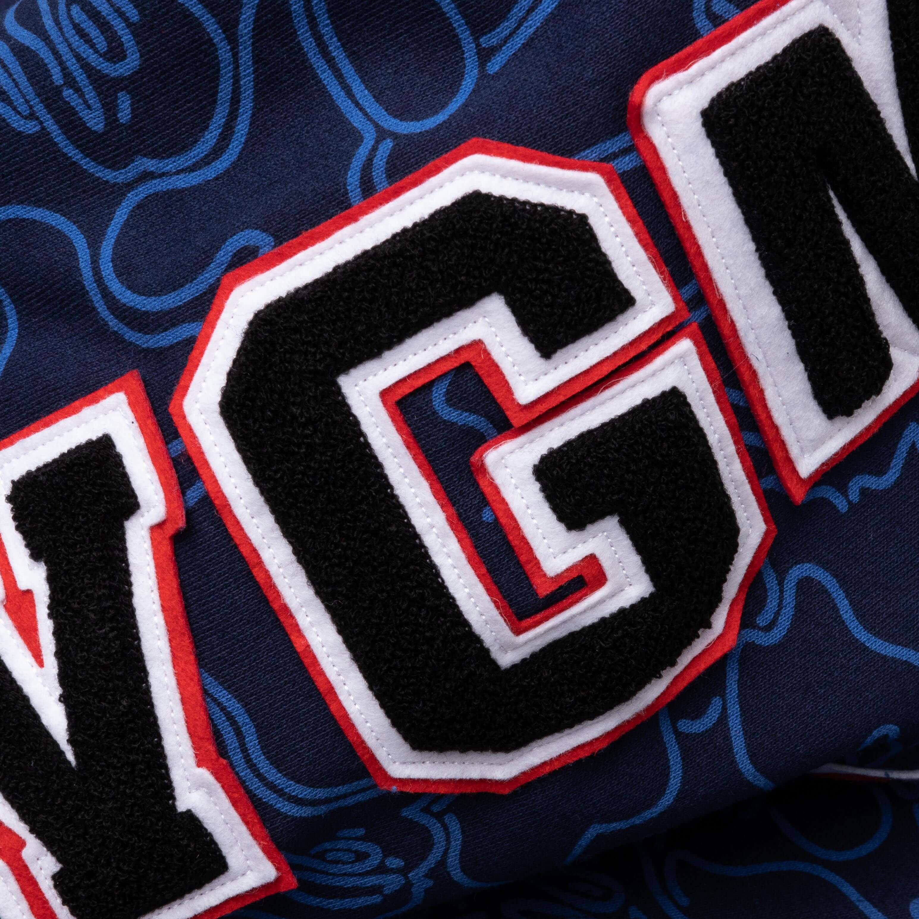 Bape 30th Anniversary Line Camo Shark Full Zip Hoodie Navy