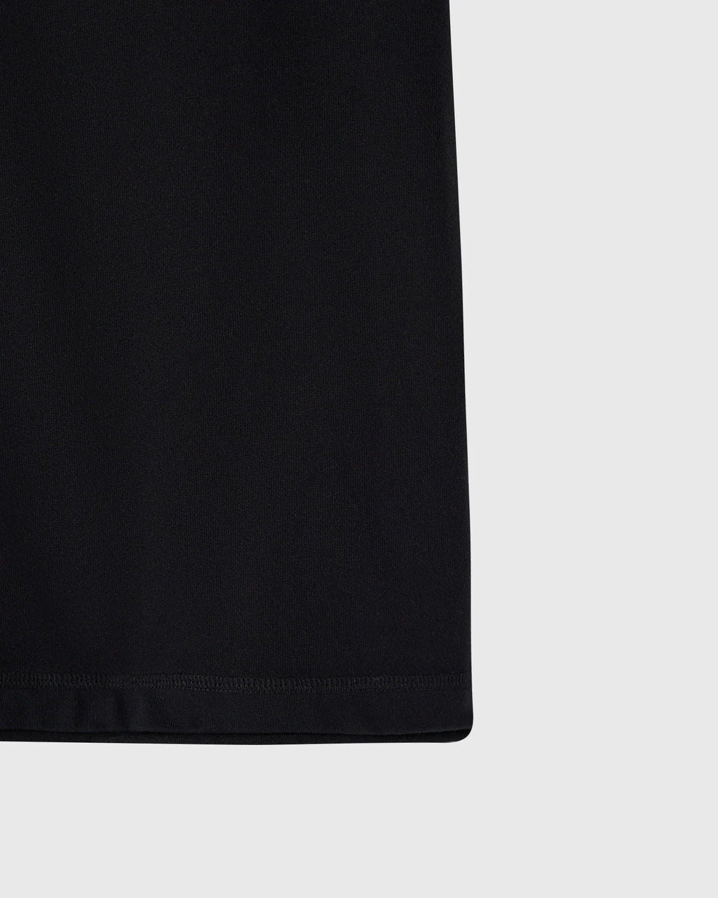 Split Neck Tee Black