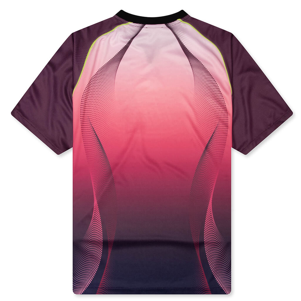 Gradient S S Football Top Aubergine