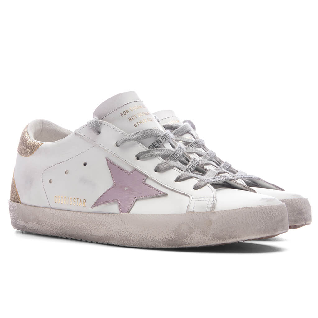 Womens Super Star White Lilac Platinum