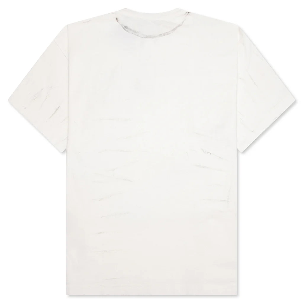 Destroyed Luke Tee White
