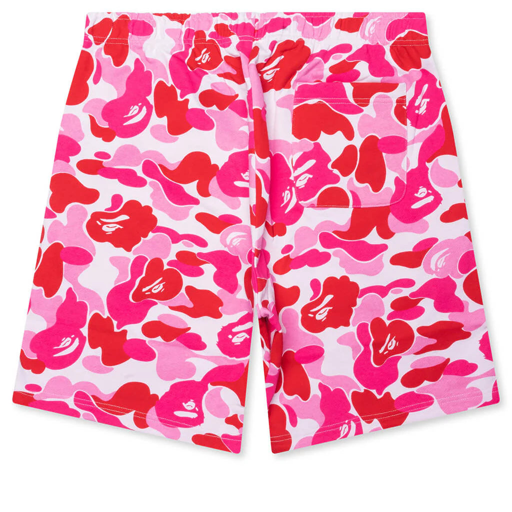 ABC Camo Shark Sweat Shorts Pink