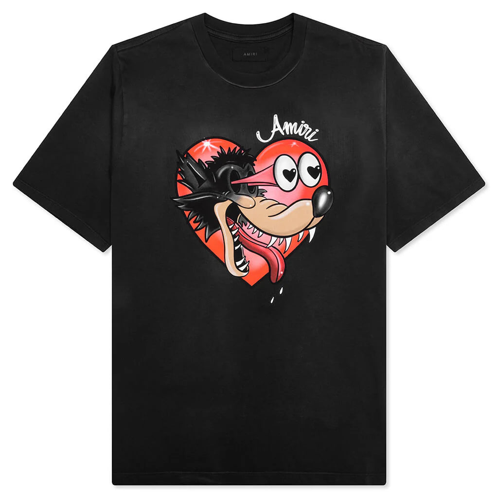 Hopeless Romantic Oversized Tee Black