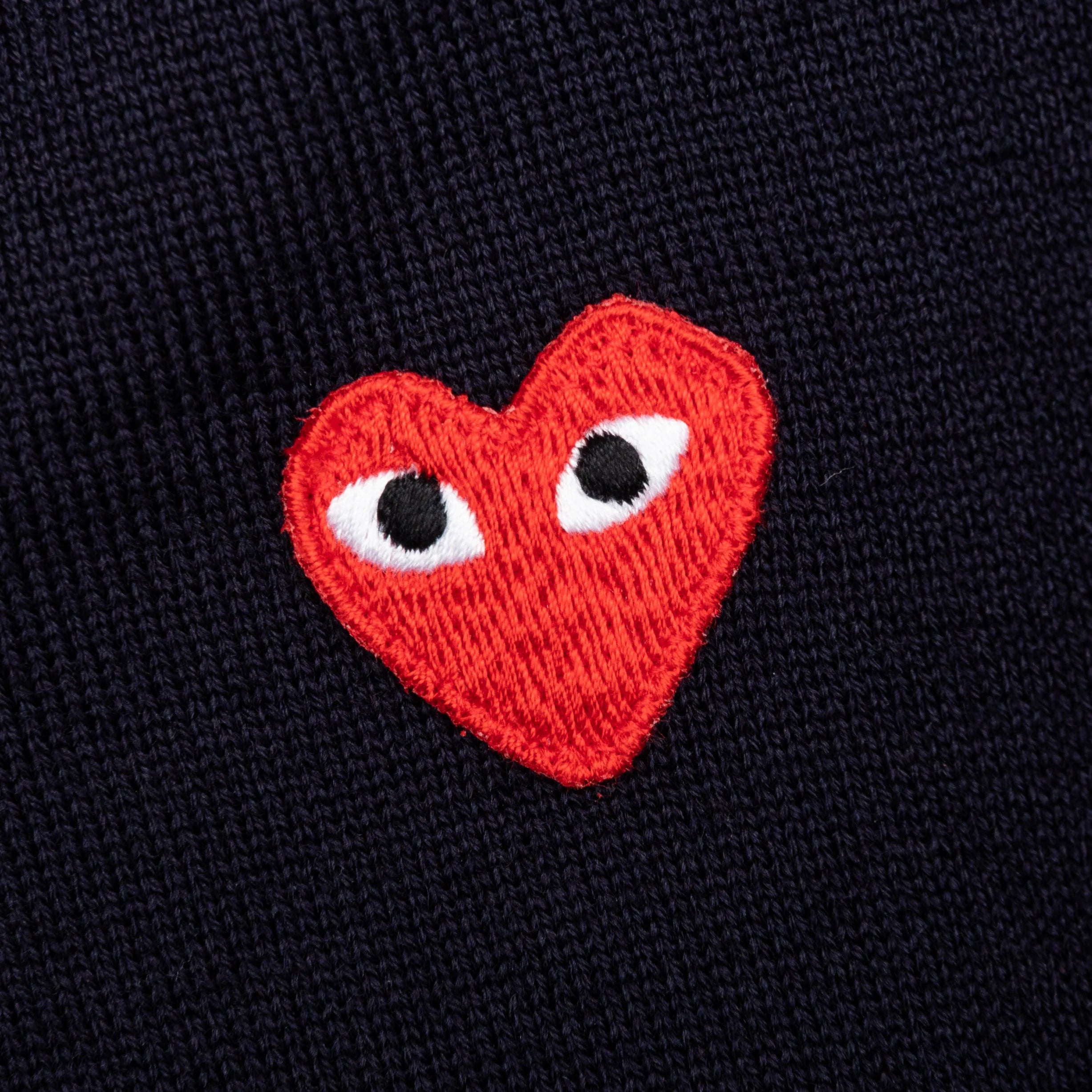 Red Emblem S S Polo Neck Navy