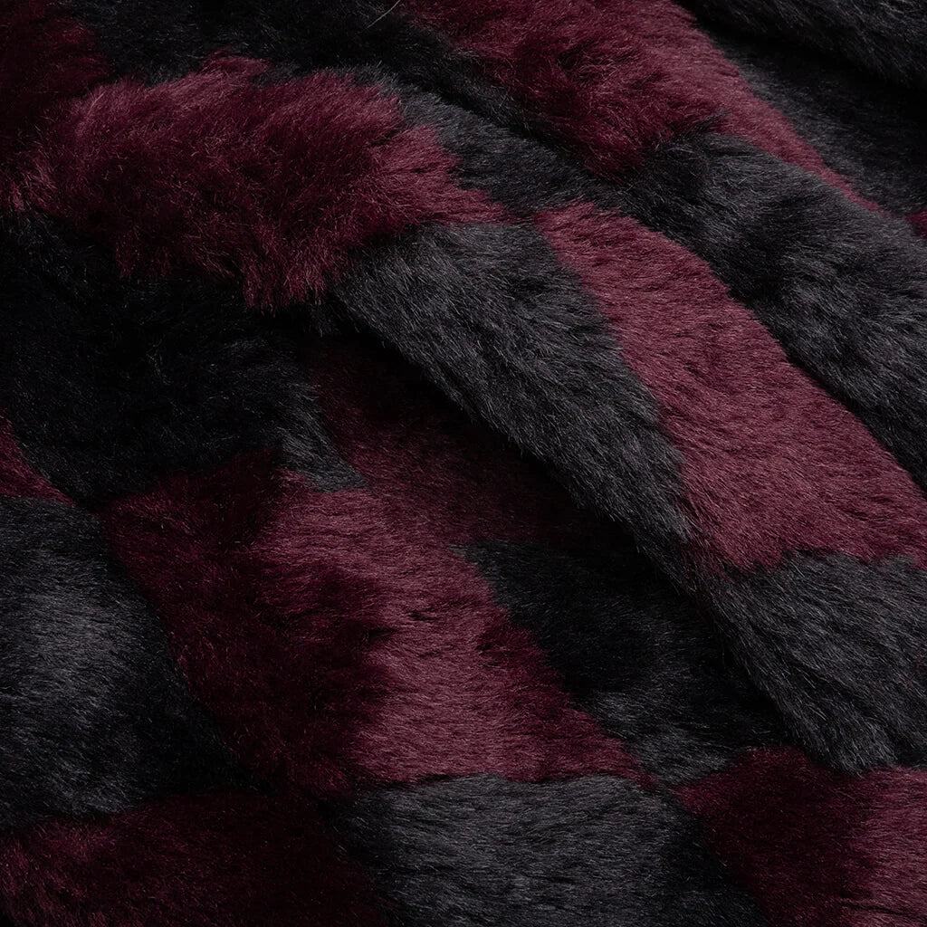 Pea Coat Navy Bordeaux