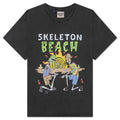 Skeleton Beach Tee Vintage Black