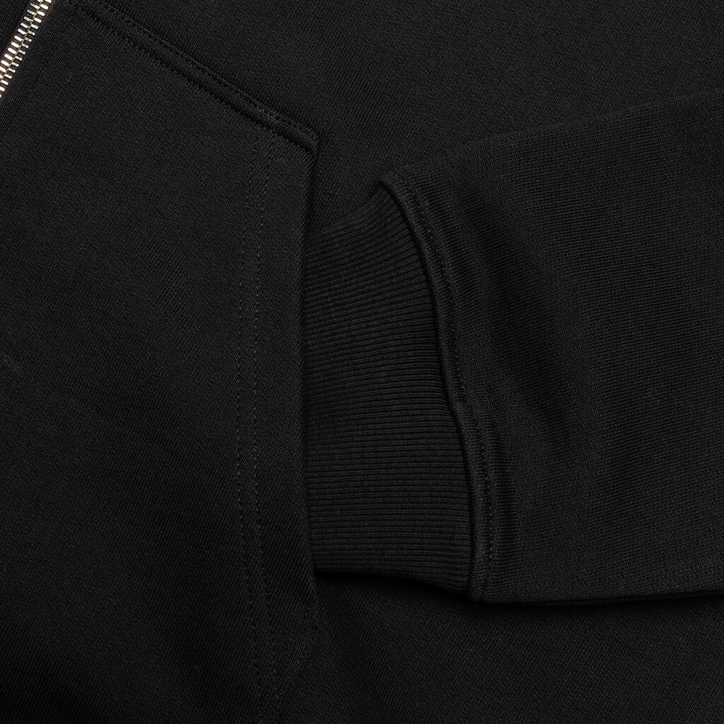 Zipped Hoodie Black