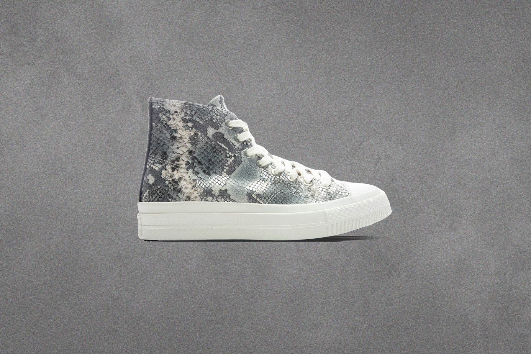 First String Chuck Taylor All Star Silver Black Snow White