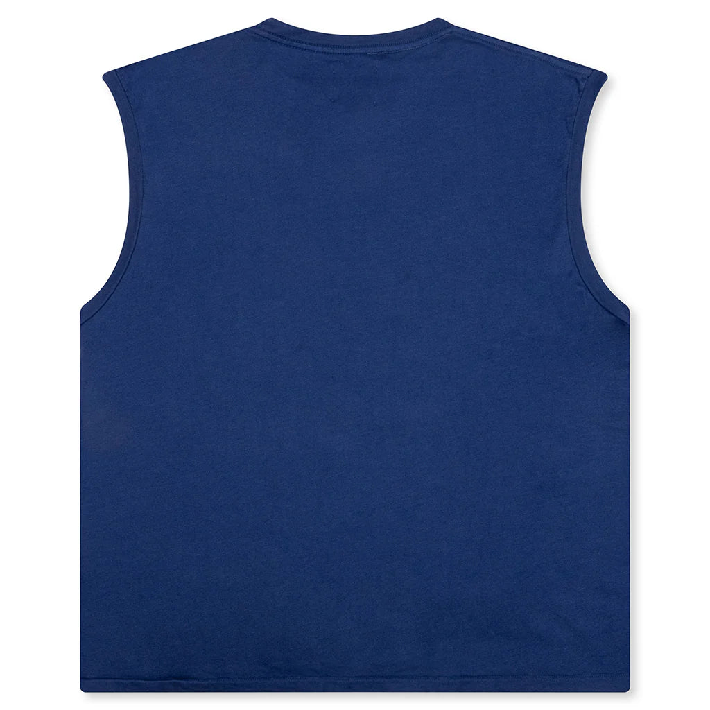 Augi Sleeveless Tee Navy